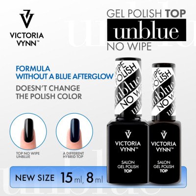 Top coat - Unblue - No Wipe - 8 ml - Victoria Vynn - Gel Polish - Top / Bas / Remover -glamandbeauty.se Top coat - Unblue - No Wipe - 8 ml - Victoria Vynn - Gel Polish - Top / Bas / Remover -glamandbeauty.se