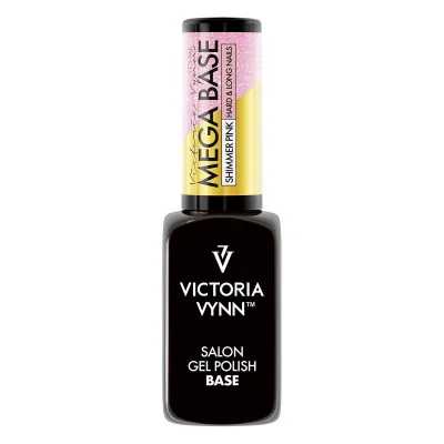 Gel Polish - Mega Base - Shimmer Pink - 8ml - Victoria Vynn | Glama...