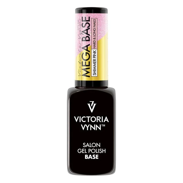 Gel Polish - Mega Base - Shimmer Pink - 8ml - Victoria Vynn