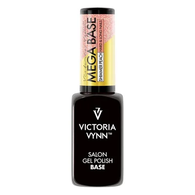 Gel Polish - Mega Base - Shimmer Peach - 8ml - Victoria Vynn - Top / Bas / Remover -glamandbeauty.se