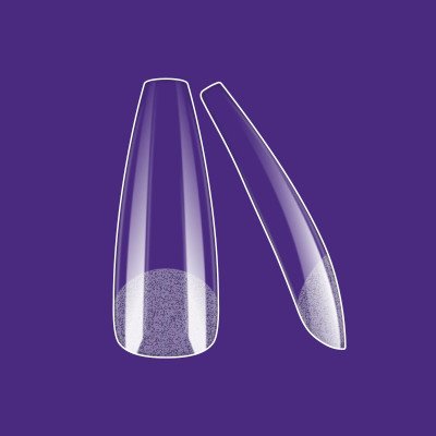 Tippar - Long Coffin - Soft gel tips - Victoria Vynn - Design tippar - 3D / Stiletto - mfl -glamandbeauty.se