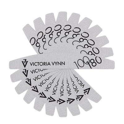 Nagelfil - Halvmåne - 100/180 - Victoria Vynn - Grå - Filar -glamandbeauty.se
