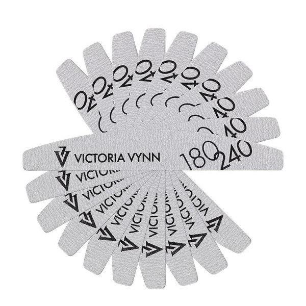 Nagelfil - Halvmåne - 180/240 - Victoria Vynn  - Grå