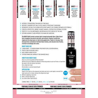 Victoria Vynn - Boost Base 2in1 - 8ml - Nagelreparerare - Vätskor / Nagelband / Prep -glamandbeauty.se Victoria Vynn - Boost Base 2in1 - 8ml - Nagelreparerare - Vätskor / Nagelband / Prep -glamandbeauty.se