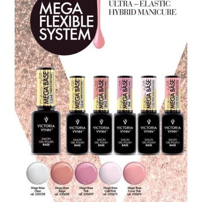 Gel Polish - Mega Base - Milky White - 8ml - Victoria Vynn - Top / Bas / Remover -glamandbeauty.se Gel Polish - Mega Base - Milky White - 8ml - Victoria Vynn - Top / Bas / Remover -glamandbeauty.se