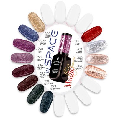 Victoria Vynn - Gel Polish - 302 Silver Surprise - Gellack - Glitter -glamandbeauty.se Victoria Vynn - Gel Polish - 302 Silver Surprise - Gellack - Glitter -glamandbeauty.se