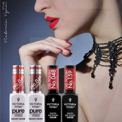 Victoria Vynn - Pure Creamy - 048 Red Obsessed - Gellack - Glitter -glamandbeauty.se Victoria Vynn - Pure Creamy - 048 Red Obsessed - Gellack - Glitter -glamandbeauty.se