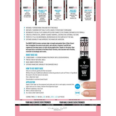 Victoria Vynn - Boost Base 2in1 - 15ml - Nagelreparerare - Vätskor / Nagelband / Prep -glamandbeauty.se