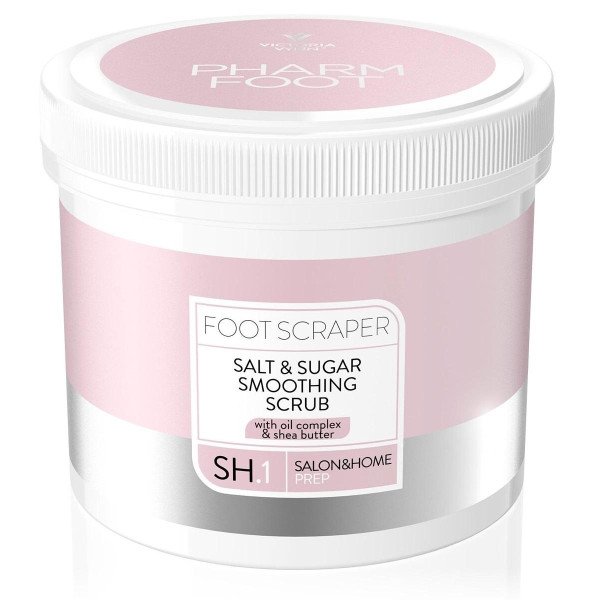 Fotskrubb - 800g - Salt och socker skrubb - Pharm foot