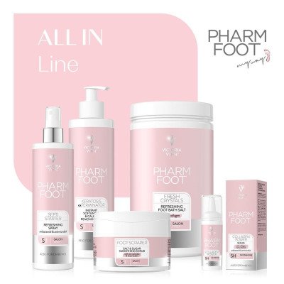 Fotskrubb - 800g - Salt och socker skrubb - Pharm foot - VV - Pharm foot -glamandbeauty.se