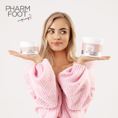 Fotskrubb - 800g - Salt och socker skrubb - Pharm foot - VV - Pharm foot -glamandbeauty.se