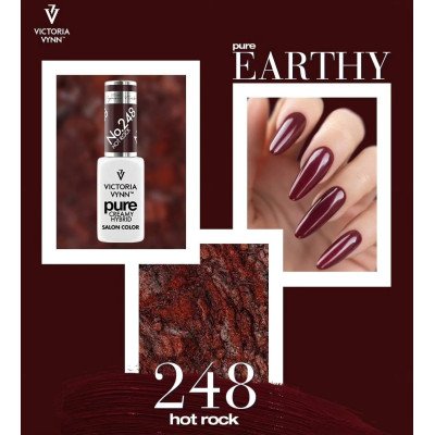 Victoria Vynn - Pure Creamy - 248 Hot Rock - Gellack - Enkelfärgad -glamandbeauty.se
