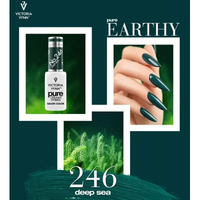 Victoria Vynn - Pure Creamy - 246 Deep Sea - Gellack - Enkelfärgad -glamandbeauty.se Victoria Vynn - Pure Creamy - 246 Deep Sea - Gellack - Enkelfärgad -glamandbeauty.se