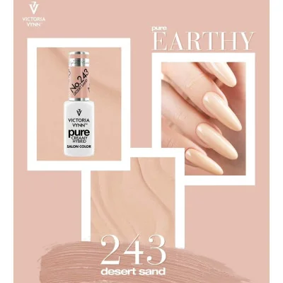 Victoria Vynn - Pure Creamy - 243 Desert Sand - Gellack - Enkelfärgad -glamandbeauty.se
