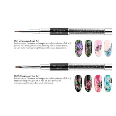 Pensel - Dekoration - Zhostovo 001 - Gelé - Victoria Vynn - Penslar / Verktyg -glamandbeauty.se