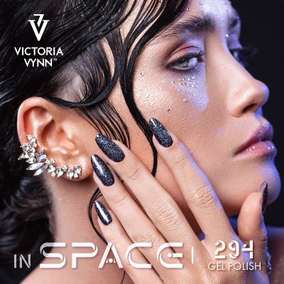 Victoria Vynn - Gel Polish - 294 Anthracite Sadr - Gellack - Glitter -glamandbeauty.se