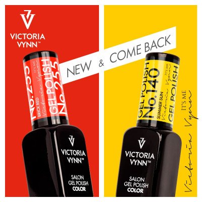 Victoria Vynn - Gel Polish - 255 Brick Red - Gellack - Enkelfärgad -glamandbeauty.se