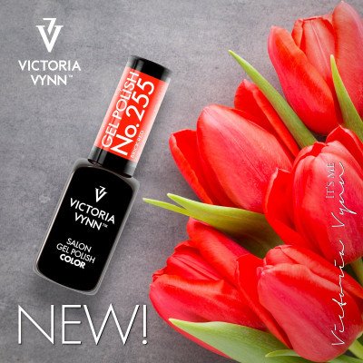 Victoria Vynn - Gel Polish - 255 Brick Red - Gellack - Enkelfärgad -glamandbeauty.se