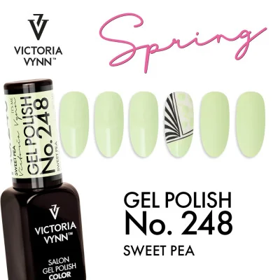 Victoria Vynn - Gel Polish - 248 Sweet Pea - Gellack - Enkelfärgad -glamandbeauty.se Victoria Vynn - Gel Polish - 248 Sweet Pea - Gellack - Enkelfärgad -glamandbeauty.se