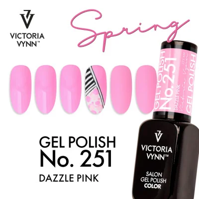 Victoria Vynn - Gel Polish - 251 Dazzle Pink - Gellack - Enkelfärgad -glamandbeauty.se