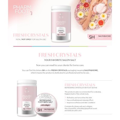 Pharm foot - Fresh Crystals - Fotbadsalt 5000g - VV - Pharm foot -glamandbeauty.se Pharm foot - Fresh Crystals - Fotbadsalt 5000g - VV - Pharm foot -glamandbeauty.se