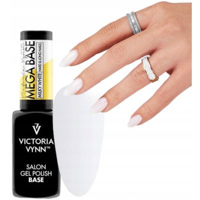 Gel Polish - Mega Base - Milky White - 8ml - Victoria Vynn - Top / Bas / Remover -glamandbeauty.se Gel Polish - Mega Base - Milky White - 8ml - Victoria Vynn - Top / Bas / Remover -glamandbeauty.se