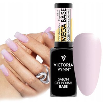 Gel Polish - Mega Base - Cold Pink - 8ml - Victoria Vynn - Top / Bas / Remover -glamandbeauty.se