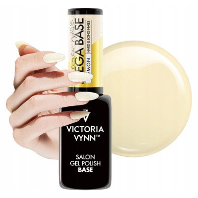 Gel Polish - Mega Base - Lemon - 8ml - Victoria Vynn - Top / Bas / Remover -glamandbeauty.se Gel Polish - Mega Base - Lemon - 8ml - Victoria Vynn - Top / Bas / Remover -glamandbeauty.se