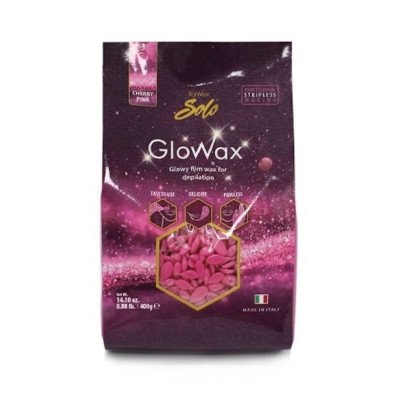 20x400g Solo - Glowax Cherry - Vax i flingor (Filmvax) - Italwax - Varmvax - Flingor -glamandbeauty.se