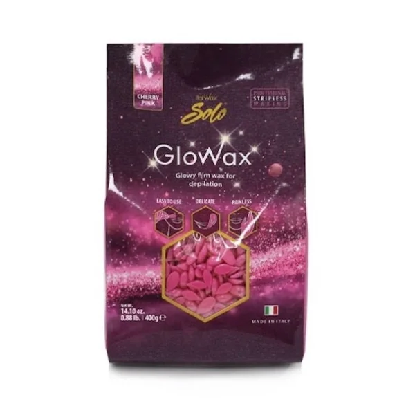 20x400g Solo - Glowax Cherry - Vax i flingor (Filmvax) - Italwax