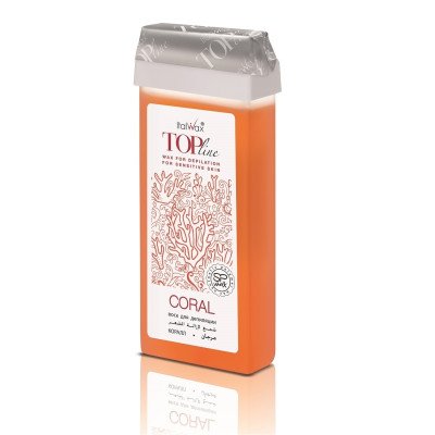 24x100g Coral - Roll on vax - Top Line - Italwax - Varmvax - Roll on -glamandbeauty.se