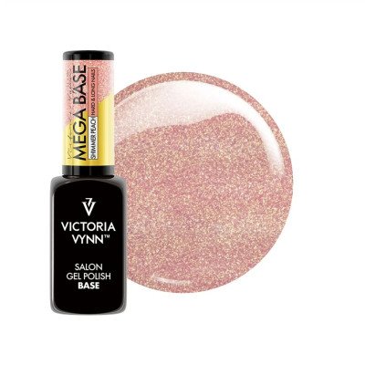 Gel Polish - Mega Base - Shimmer Peach - 8ml - Victoria Vynn - Top / Bas / Remover -glamandbeauty.se Gel Polish - Mega Base - Shimmer Peach - 8ml - Victoria Vynn - Top / Bas / Remover -glamandbeauty.se