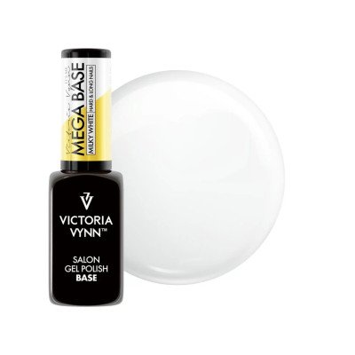 Gel Polish - Mega Base - Milky White - 8ml - Victoria Vynn - Top / Bas / Remover -glamandbeauty.se Gel Polish - Mega Base - Milky White - 8ml - Victoria Vynn - Top / Bas / Remover -glamandbeauty.se