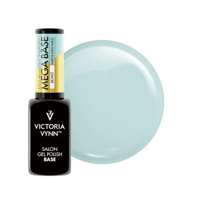 Gel Polish - Mega Base - Mint - 8ml - Victoria Vynn - Top / Bas / Remover -glamandbeauty.se Gel Polish - Mega Base - Mint - 8ml - Victoria Vynn - Top / Bas / Remover -glamandbeauty.se
