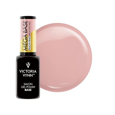 Gel Polish - Mega Base - Peach - 8ml - Victoria Vynn - Top / Bas / Remover -glamandbeauty.se Gel Polish - Mega Base - Peach - 8ml - Victoria Vynn - Top / Bas / Remover -glamandbeauty.se