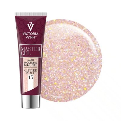 Akrylgel - Master gel - Glitter Peach 60g 15 - Victoria Vynn - Akrylgel - Master gel system -glamandbeauty.se Akrylgel - Master gel - Glitter Peach 60g 15 - Victoria Vynn - Akrylgel - Master gel system -glamandbeauty.se