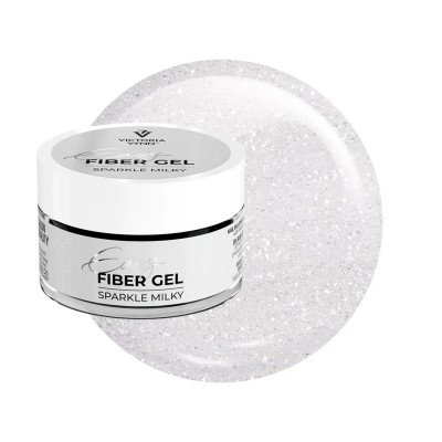 Victoria Vynn - Easy Fiber Gel 15 ml - Sparkle Milky - 15 ml -glamandbeauty.se Victoria Vynn - Easy Fiber Gel 15 ml - Sparkle Milky - 15 ml -glamandbeauty.se