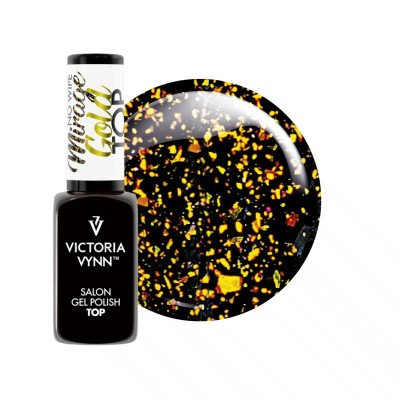Top coat - Mirage - Gold - No Wipe - 8 ml - Victoria Vynn - Top / Bas / Remover -glamandbeauty.se Top coat - Mirage - Gold - No Wipe - 8 ml - Victoria Vynn - Top / Bas / Remover -glamandbeauty.se