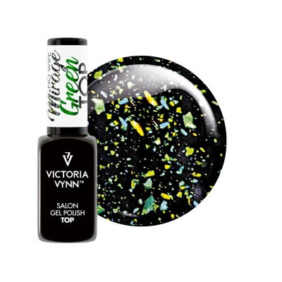 Top coat - Mirage - Green - No Wipe - 8 ml - Victoria Vynn - Top / Bas / Remover -glamandbeauty.se Top coat - Mirage - Green - No Wipe - 8 ml - Victoria Vynn - Top / Bas / Remover -glamandbeauty.se
