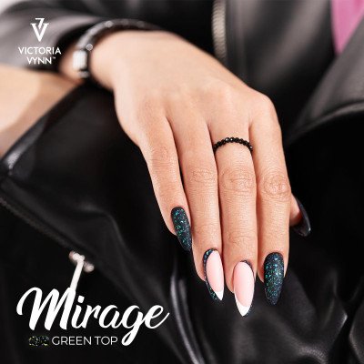 Top coat - Mirage - Green - No Wipe - 8 ml - Victoria Vynn - Top / Bas / Remover -glamandbeauty.se Top coat - Mirage - Green - No Wipe - 8 ml - Victoria Vynn - Top / Bas / Remover -glamandbeauty.se
