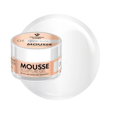 Victoria Vynn - Mousse Sculpture gel - 50ml - Crystal glass 01 - 50 ml -glamandbeauty.se Victoria Vynn - Mousse Sculpture gel - 50ml - Crystal glass 01 - 50 ml -glamandbeauty.se
