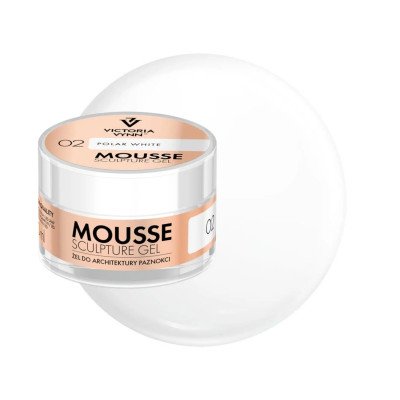 Victoria Vynn - Mousse Sculpture gel - 50ml - Polar White 02 - 50 ml -glamandbeauty.se Victoria Vynn - Mousse Sculpture gel - 50ml - Polar White 02 - 50 ml -glamandbeauty.se