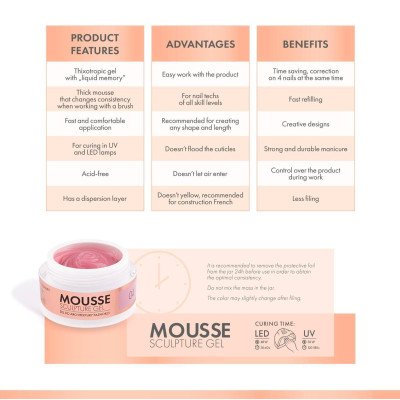 Victoria Vynn - Mousse Sculpture gel - 15ml - Coral Soft 03 - Mousse Sculpture gel -glamandbeauty.se Victoria Vynn - Mousse Sculpture gel - 15ml - Coral Soft 03 - Mousse Sculpture gel -glamandbeauty.se