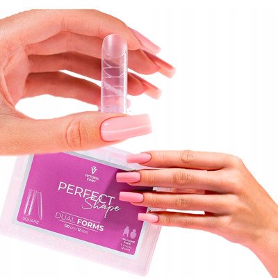 Silikonmallar / Tippar - Dual form - Square 120st - Victoria Vynn - Design tippar - 3D / Stiletto - mfl -glamandbeauty.se Silikonmallar / Tippar - Dual form - Square 120st - Victoria Vynn - Design tippar - 3D / Stiletto - mfl -glamandbeauty.se