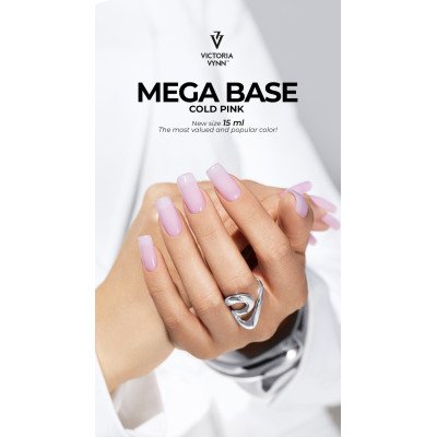 Gel Polish - Mega Base - Cold Pink - 15 ml - Victoria Vynn - Top / Bas / Remover -glamandbeauty.se Gel Polish - Mega Base - Cold Pink - 15 ml - Victoria Vynn - Top / Bas / Remover -glamandbeauty.se