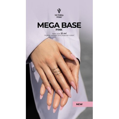 Gel Polish - Mega Base - Pink - 15 ml - Victoria Vynn - Top / Bas / Remover -glamandbeauty.se