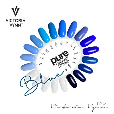Victoria Vynn - Pure Creamy - 153 Bluebird Blue - Gellack - Glitter -glamandbeauty.se Victoria Vynn - Pure Creamy - 153 Bluebird Blue - Gellack - Glitter -glamandbeauty.se