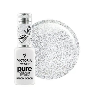 Victoria Vynn - Pure Creamy - 143 Magical Silver - Gellack - Glitter -glamandbeauty.se