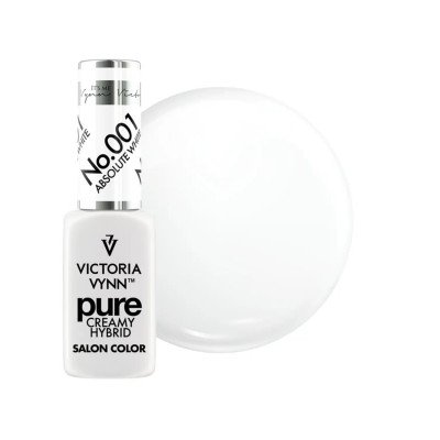 Victoria Vynn - Pure Creamy - 001 Absolute White - Gellack - Enkelfärgad -glamandbeauty.se