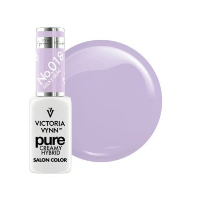 Victoria Vynn - Pure Creamy - 018 Milky Lilac - Gellack - Enkelfärgad -glamandbeauty.se